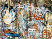 Load image into Gallery viewer, ShokART A4 Rice Papers - Industrial Blue - SHRP414