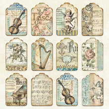 Load image into Gallery viewer, NEW Stamperia Music Collection - 12" x 12" Paper Pad - DaliART