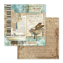 Load image into Gallery viewer, NEW Stamperia Music Collection - 12" x 12" Paper Pad - DaliART