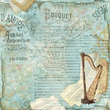 Load image into Gallery viewer, NEW Stamperia Music Collection - 12" x 12" Paper Pad - DaliART