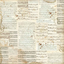 Load image into Gallery viewer, NEW Stamperia Music Collection - 12" x 12" Paper Pad - DaliART