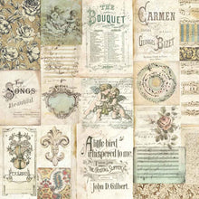 Load image into Gallery viewer, NEW Stamperia Music Collection - 12" x 12" Paper Pad - DaliART