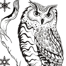 Load image into Gallery viewer, Becky Seddon 'Season's Hooting ' A6 Clear Stamp Set - DaliART