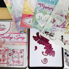 Load image into Gallery viewer, Swirling Spray Tin Collection