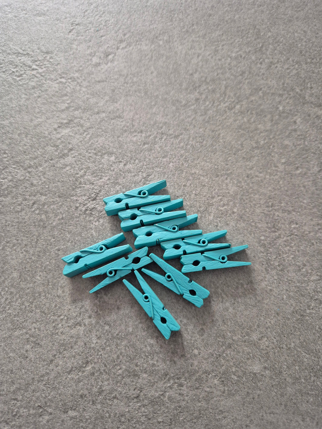 ShokART Turquoise Wooden Pegs