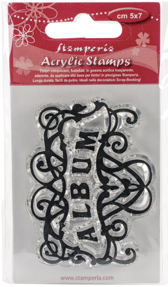 Stamperia Clear Stamp 5x7cm Album -WTK087