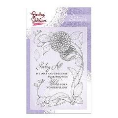 Becky Seddon 'Darling Dahlia' A6 Clear Stamp Set - DaliART