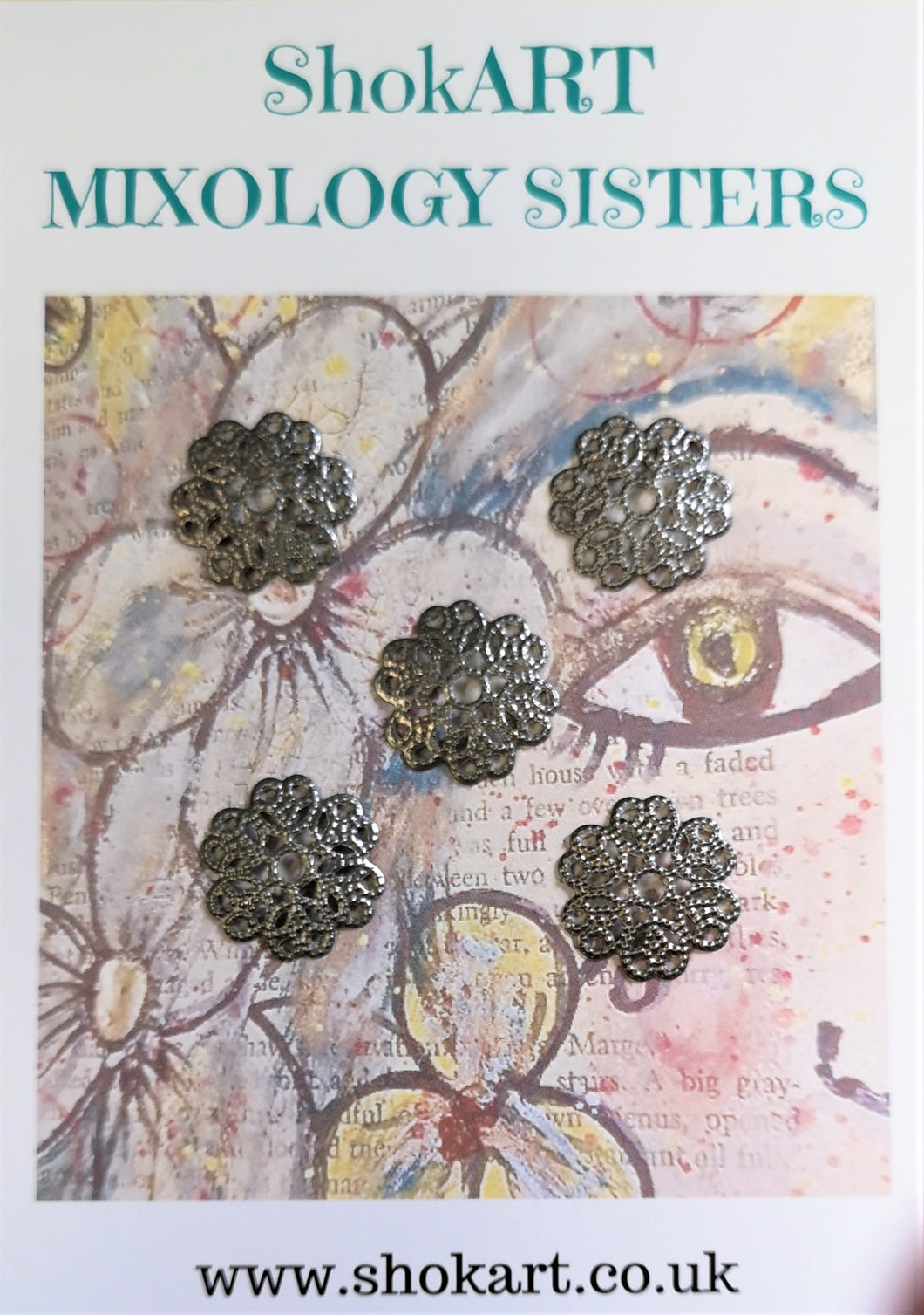 ShokART Metal Embellishments - Medium Flowers 10B