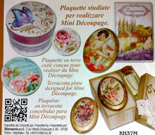 Load image into Gallery viewer, Stamperia Terracotta Ceramic Plaque to decorate
