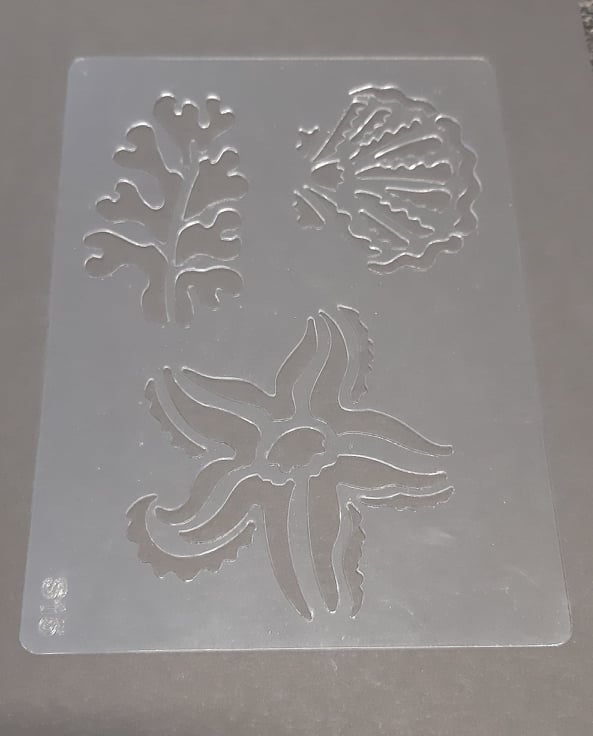 Pentart 3D Star Fish Stencil - S15