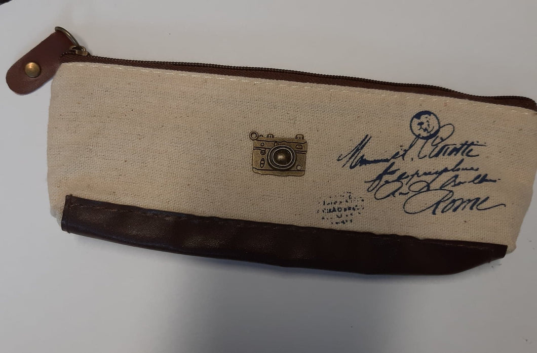Vintage Fabric Pencil Case
