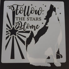 Load image into Gallery viewer, PipART  Set of 2 &#39;Follow the Stars &amp; Christmas Memories&#39; 7&quot; x 7&quot; Mylar Stencil - PS0012
