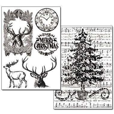 Stamperia Transfer Paper A4 Christmas- DFTR050