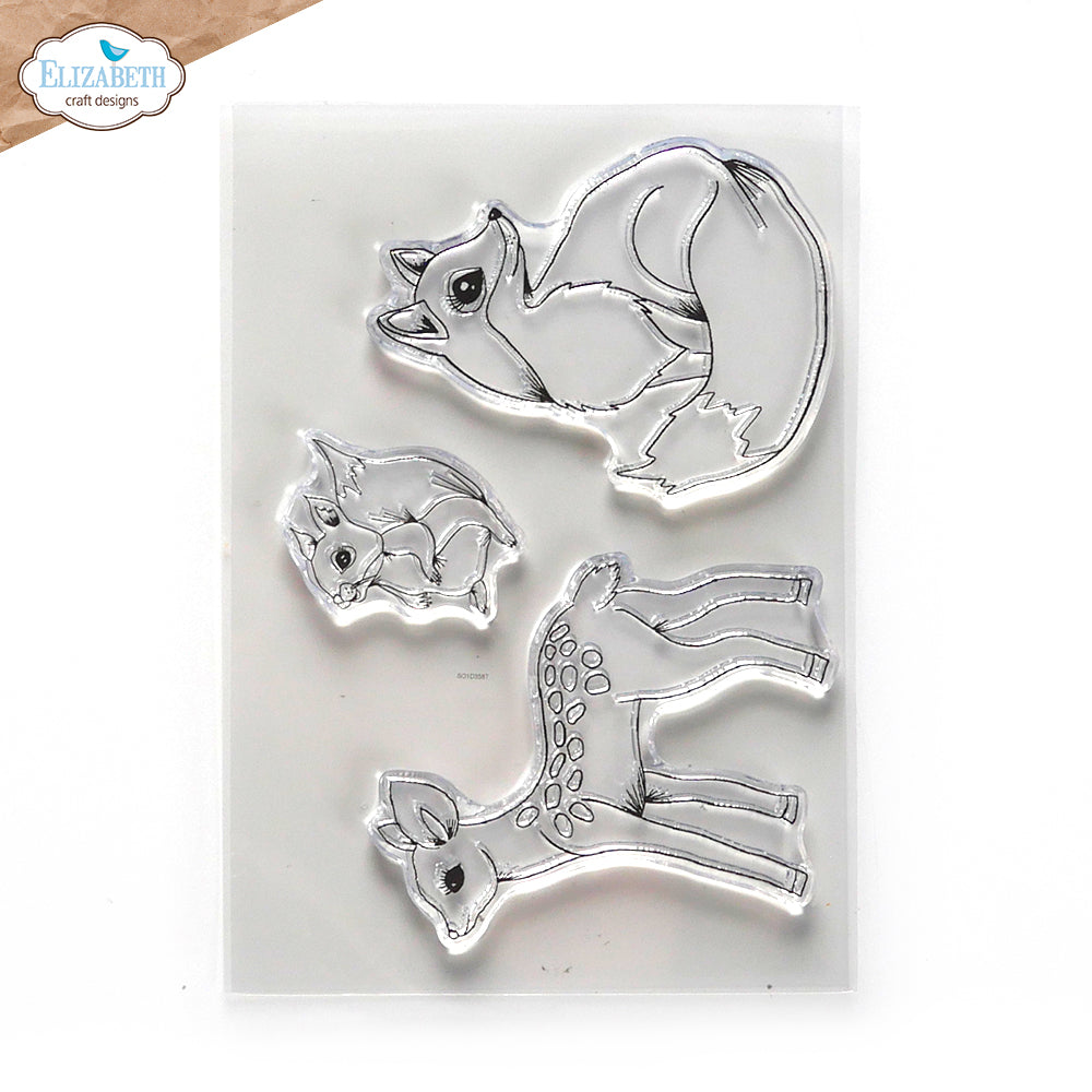 ECD Stamp Set Woodland Critters- CS243