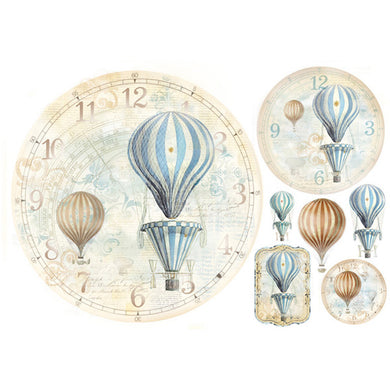 NEW Stamperia 48x33cm Decoupage Rice Paper - Balloon - DaliART