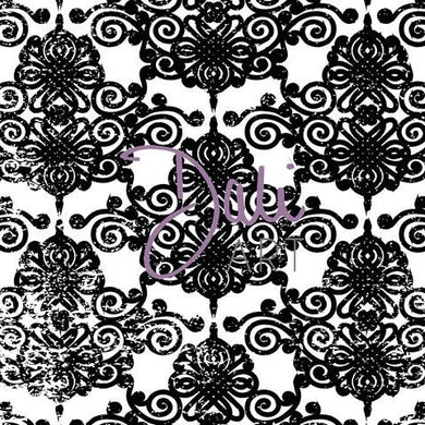 DaliART Henna Pattern Background Rubber Stamp - DaliART