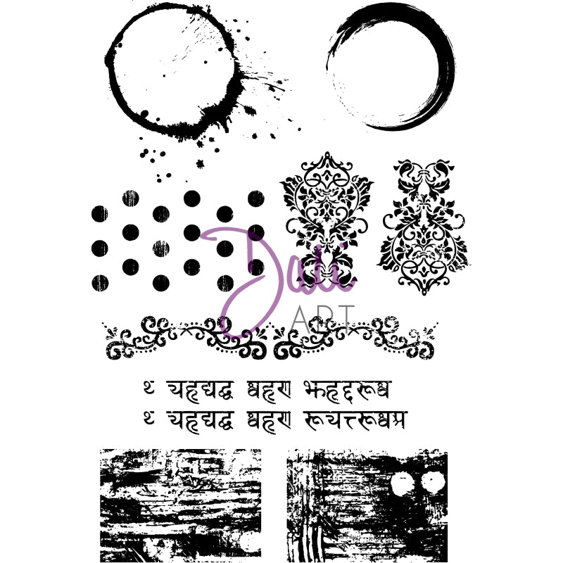 DaliART Texture Rubber Stamp - DaliART