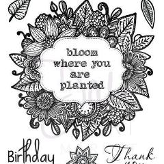 DaliART - Beautiful Bloom A6 Stamp - DaliART