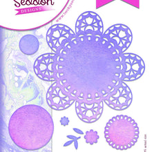 Load image into Gallery viewer, Becky Seddon &#39;Doily Dream&#39; A6 Clear Stamp &amp; Matching Die Set - DaliART
