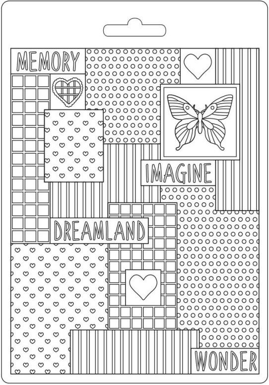 Stamperia A5 Texture Impression Moulds - DayDream K3PTA5615/616