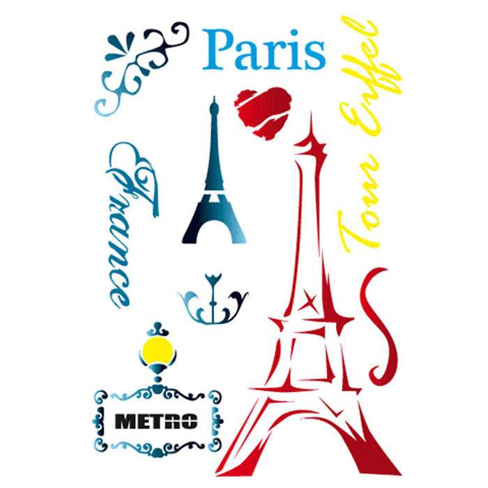 Stamperia Stencil - Flexible transparent 21x29,7cm -Paris- KSG228