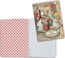Load image into Gallery viewer, Stamperia Mad Hatter Notebook - A5 Blank Pages - ENBA5024
