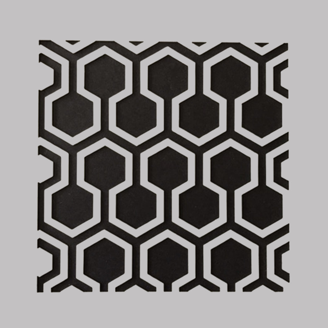 DaliART Stencils - Hexagon Lattice - 5x5
