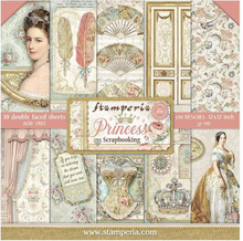 Load image into Gallery viewer, Princess - 12&quot; x 12&quot; Paper Pad SBBL75 (HS481190)

