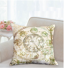 Load image into Gallery viewer, Dali Graham Designs - Industrial Butterfly/ Astrology Rustic - Cushion - 45.7 x 45.7 cm

