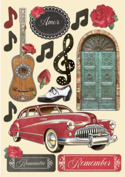 Stamperia Wooden Shapes A5 Desire KLSP126