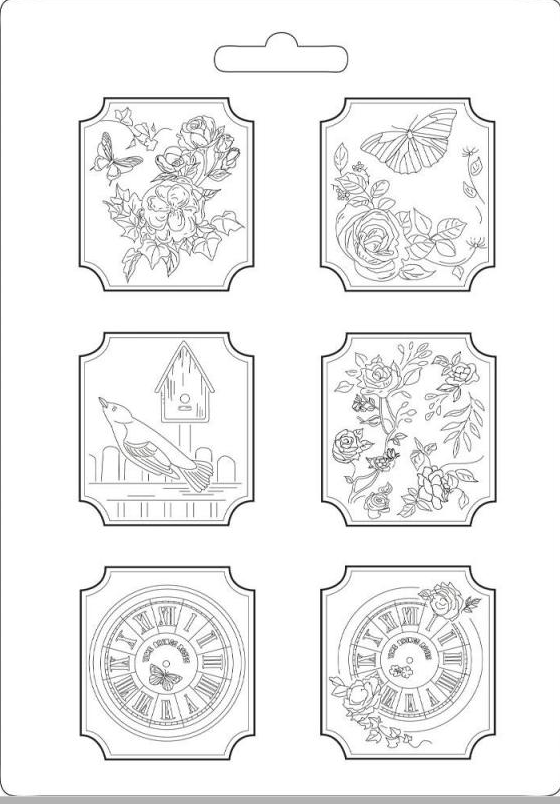 Stamperia House of Roses Mould A4 - K3PTA465