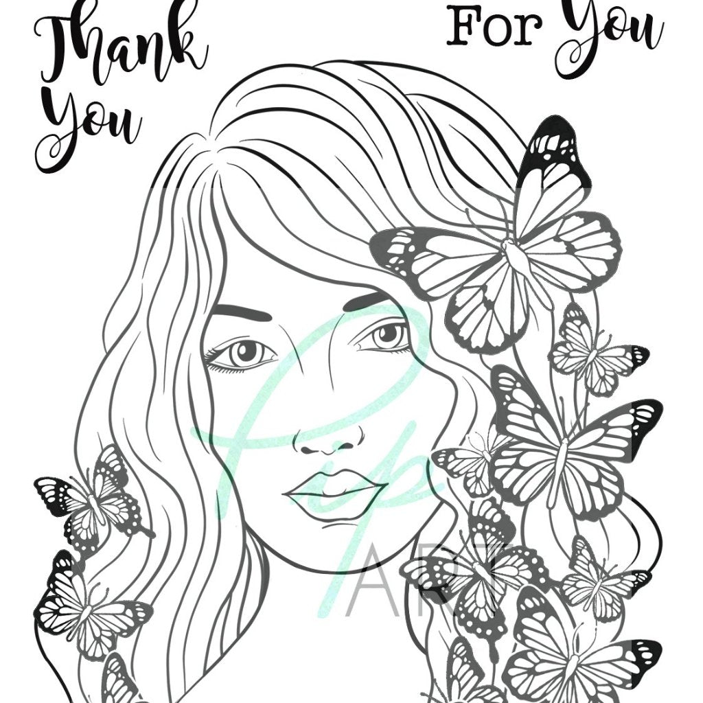 New PipART- Butterfly Kisses - A6 - DaliART
