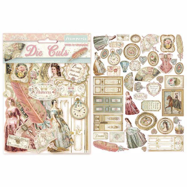 Stamperia Princess 47 pcs  - Die Cuts Assorted- DFLDC16