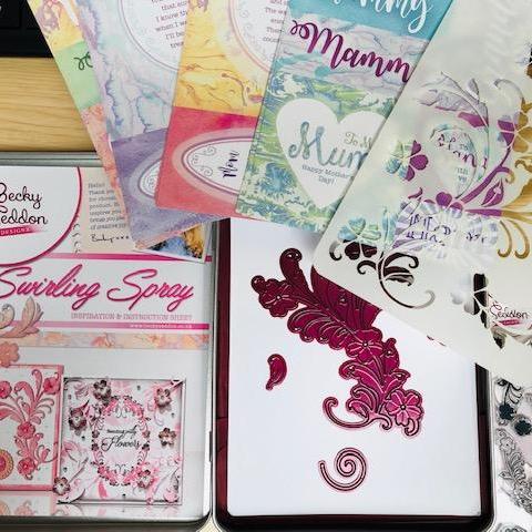 Swirling Spray Tin Collection